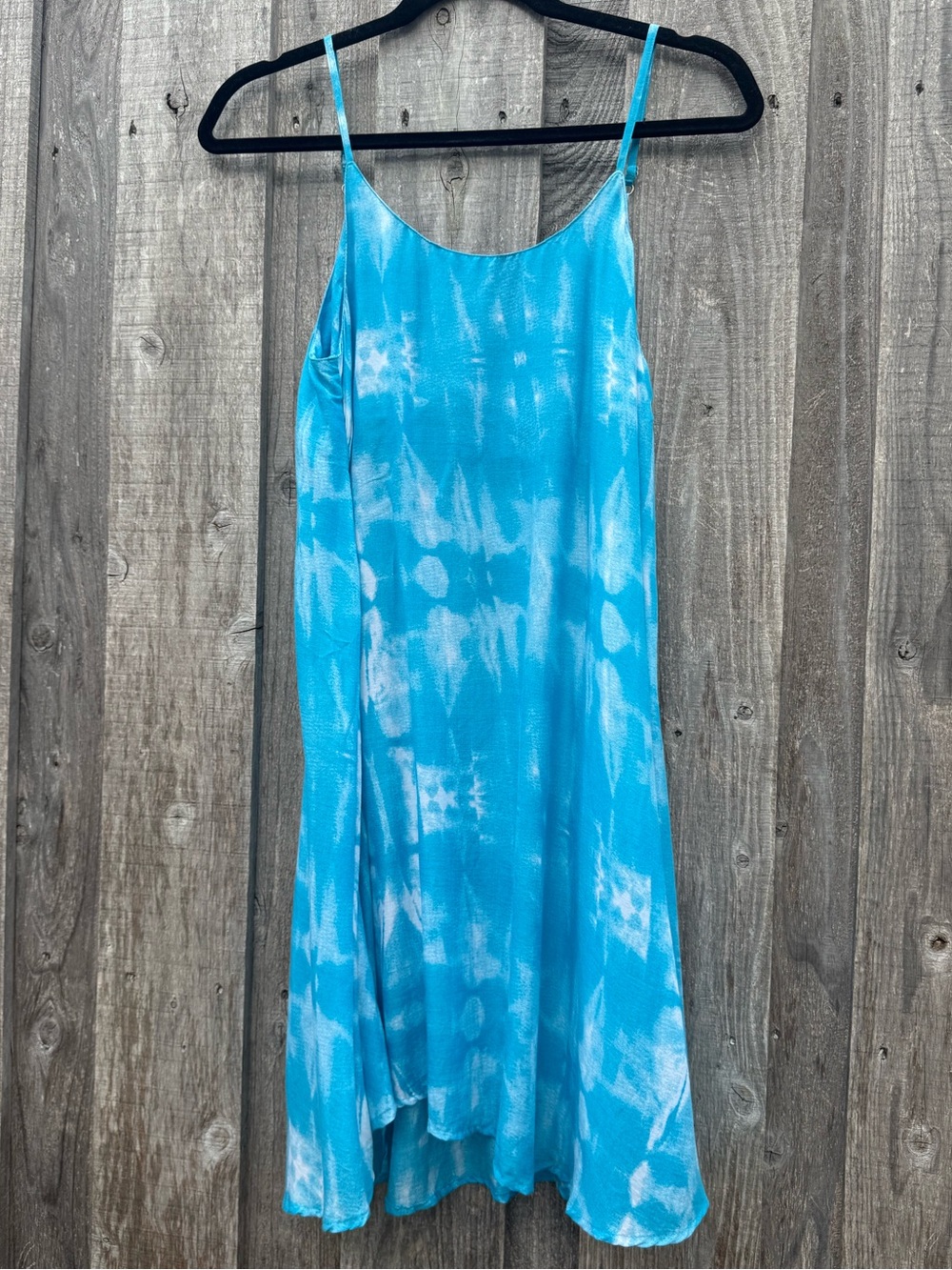 Dakine Blue Tie Dye Cover Up Dress Size M Beachy Flowy Slip Dress